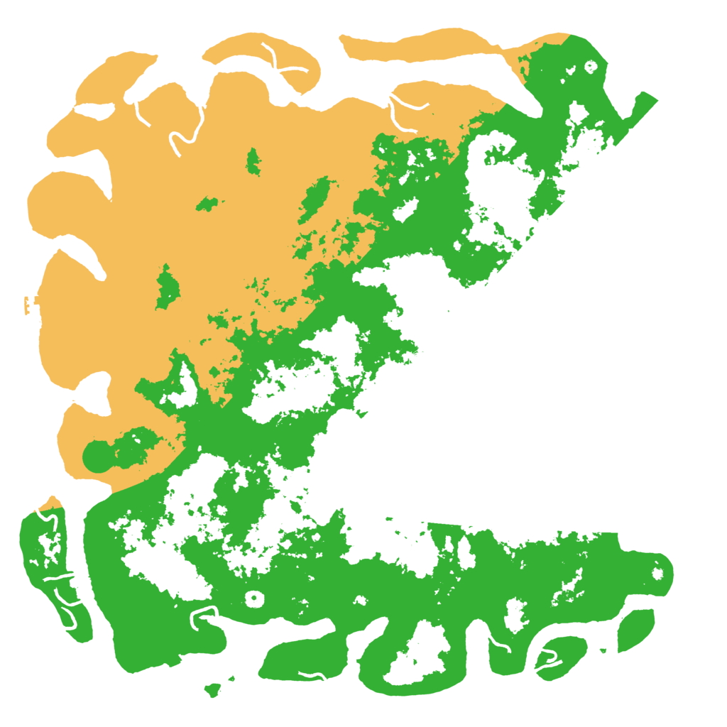 Biome Rust Map: Procedural Map, Size: 6000, Seed: 25092005