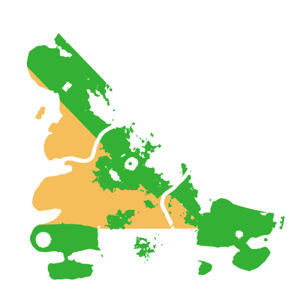 Biome Rust Map: Procedural Map, Size: 3500, Seed: 2088235960