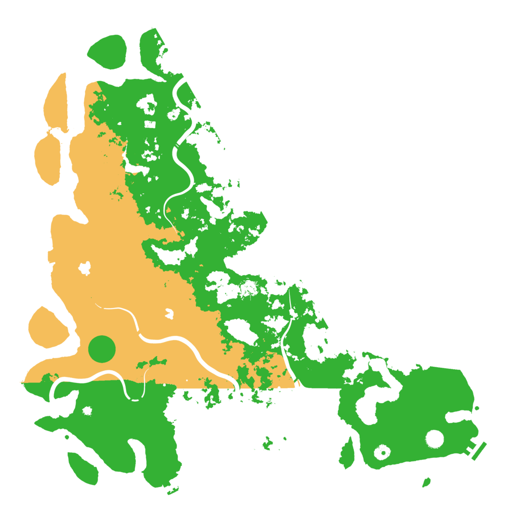 Biome Rust Map: Procedural Map, Size: 5000, Seed: 1351120456