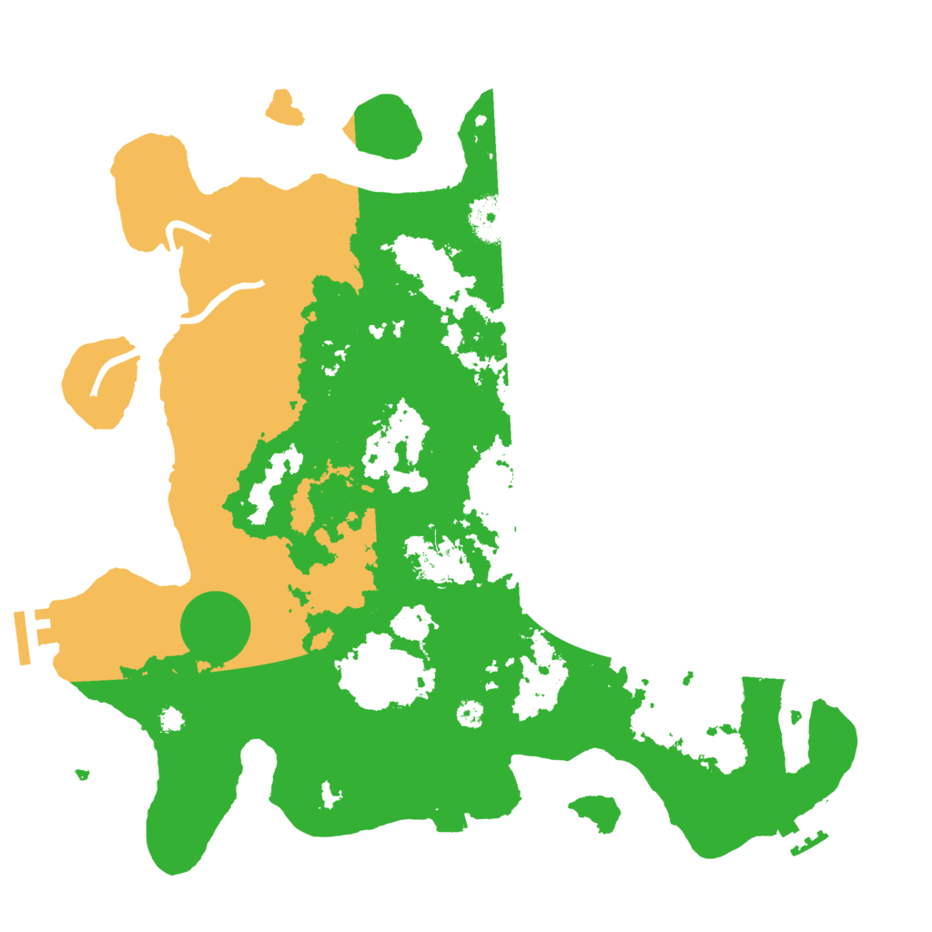 Biome Rust Map: Procedural Map, Size: 3500, Seed: 131455707