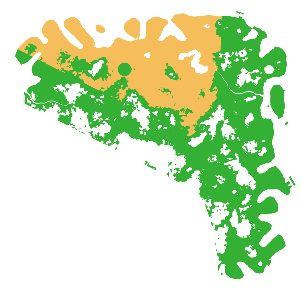 Biome Rust Map: Procedural Map, Size: 6000, Seed: 786554