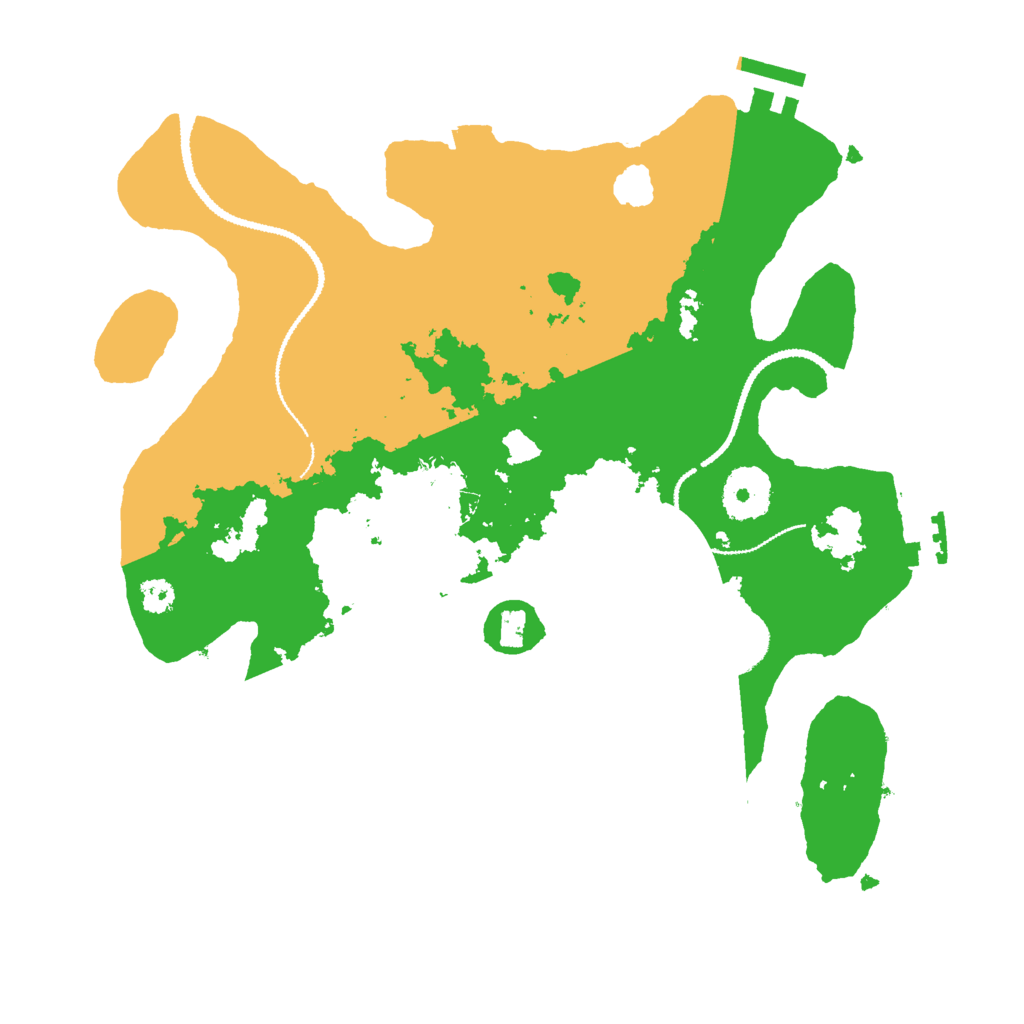 Biome Rust Map: Procedural Map, Size: 3000, Seed: 934058053