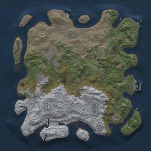 Thumbnail Rust Map: Procedural Map, Size: 3900, Seed: 67, 18 Monuments