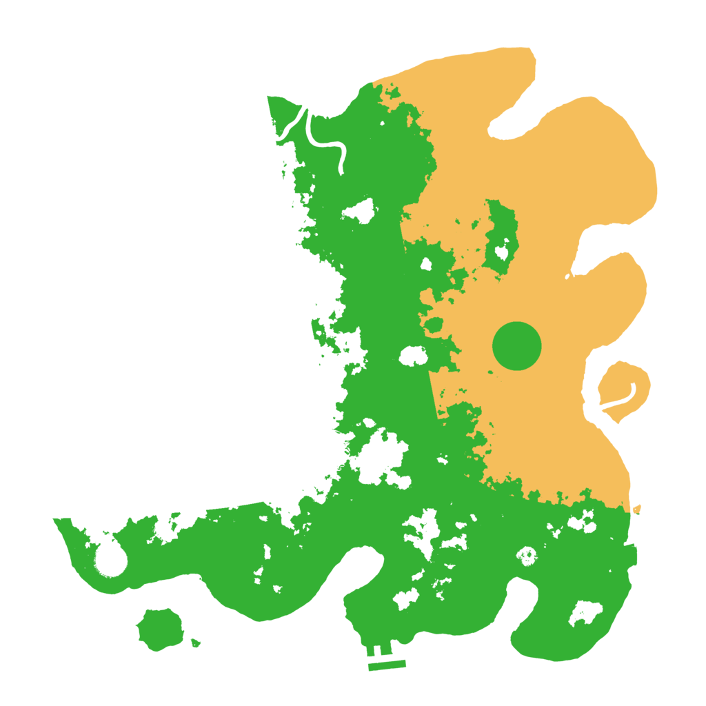 Biome Rust Map: Procedural Map, Size: 3800, Seed: 568780713