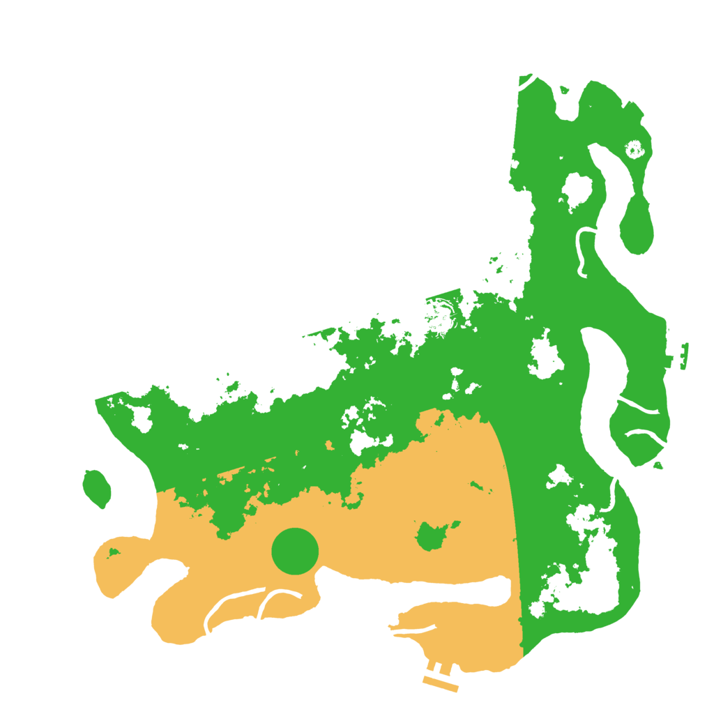 Biome Rust Map: Procedural Map, Size: 4000, Seed: 242847838