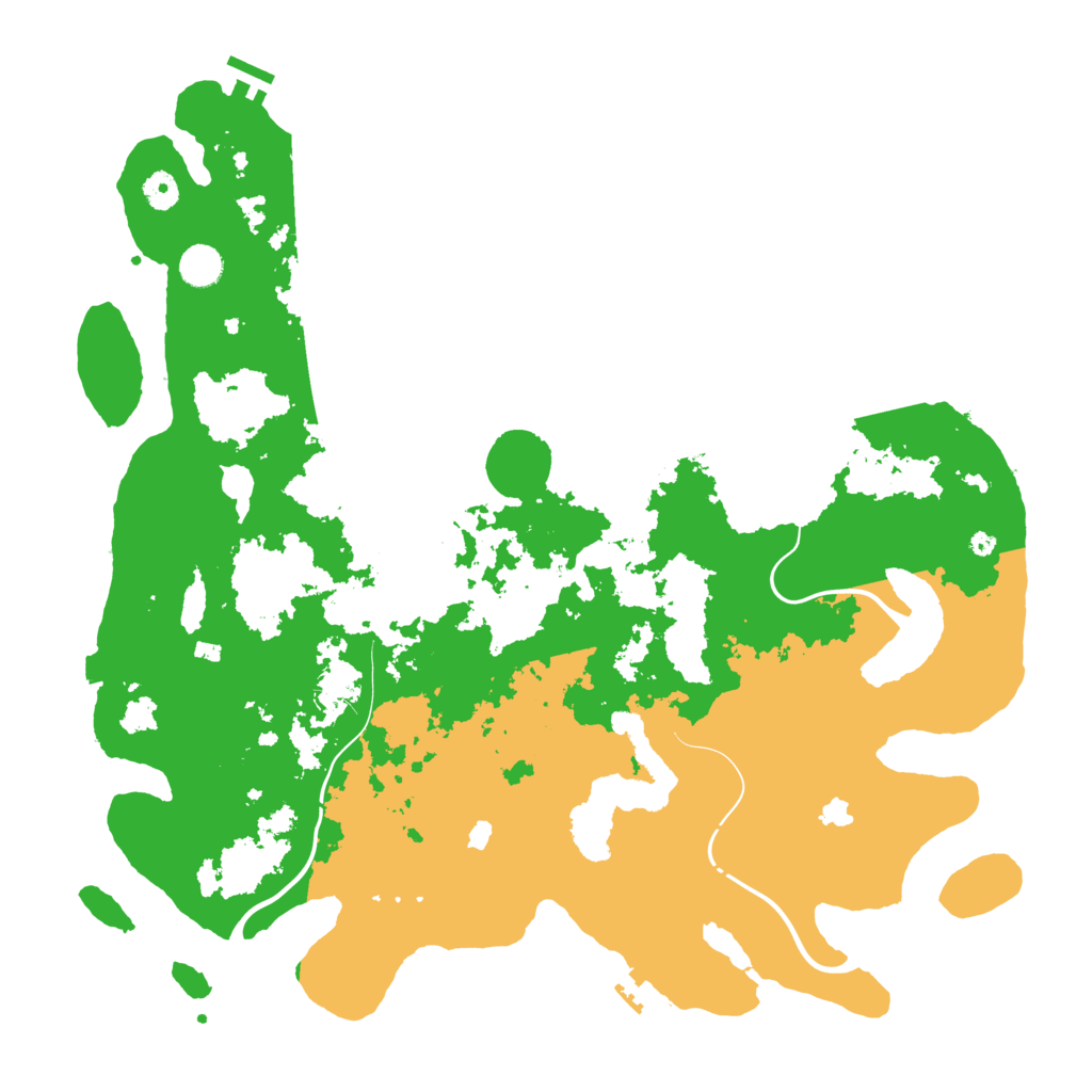 Biome Rust Map: Procedural Map, Size: 4500, Seed: 785493325