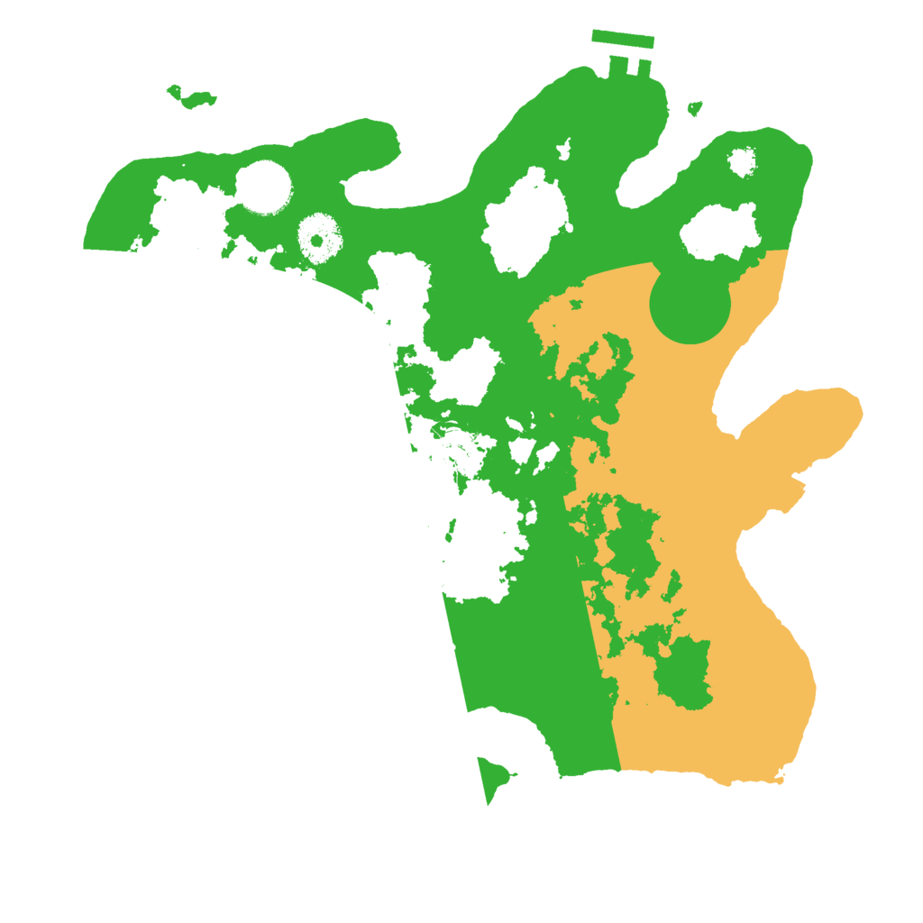 Biome Rust Map: Procedural Map, Size: 3000, Seed: 383727241