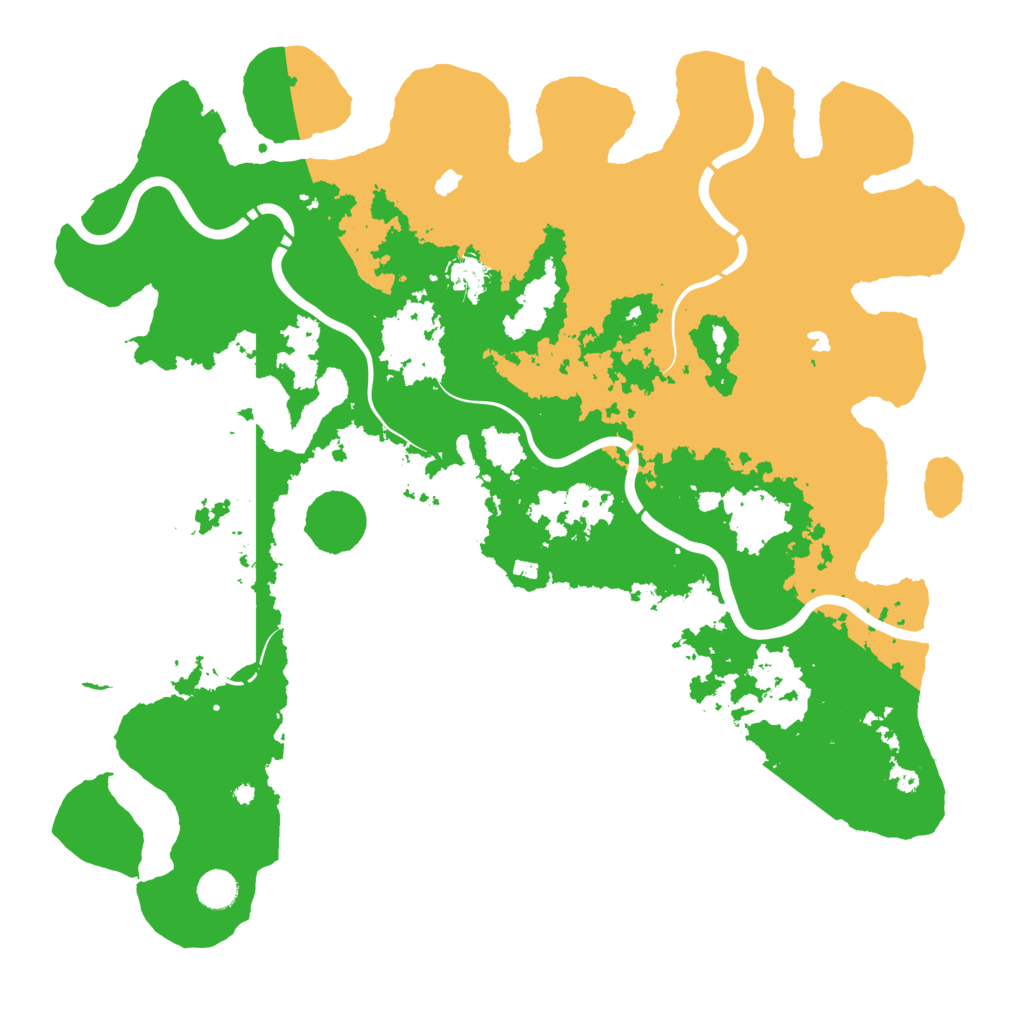 Biome Rust Map: Procedural Map, Size: 4500, Seed: 9153233
