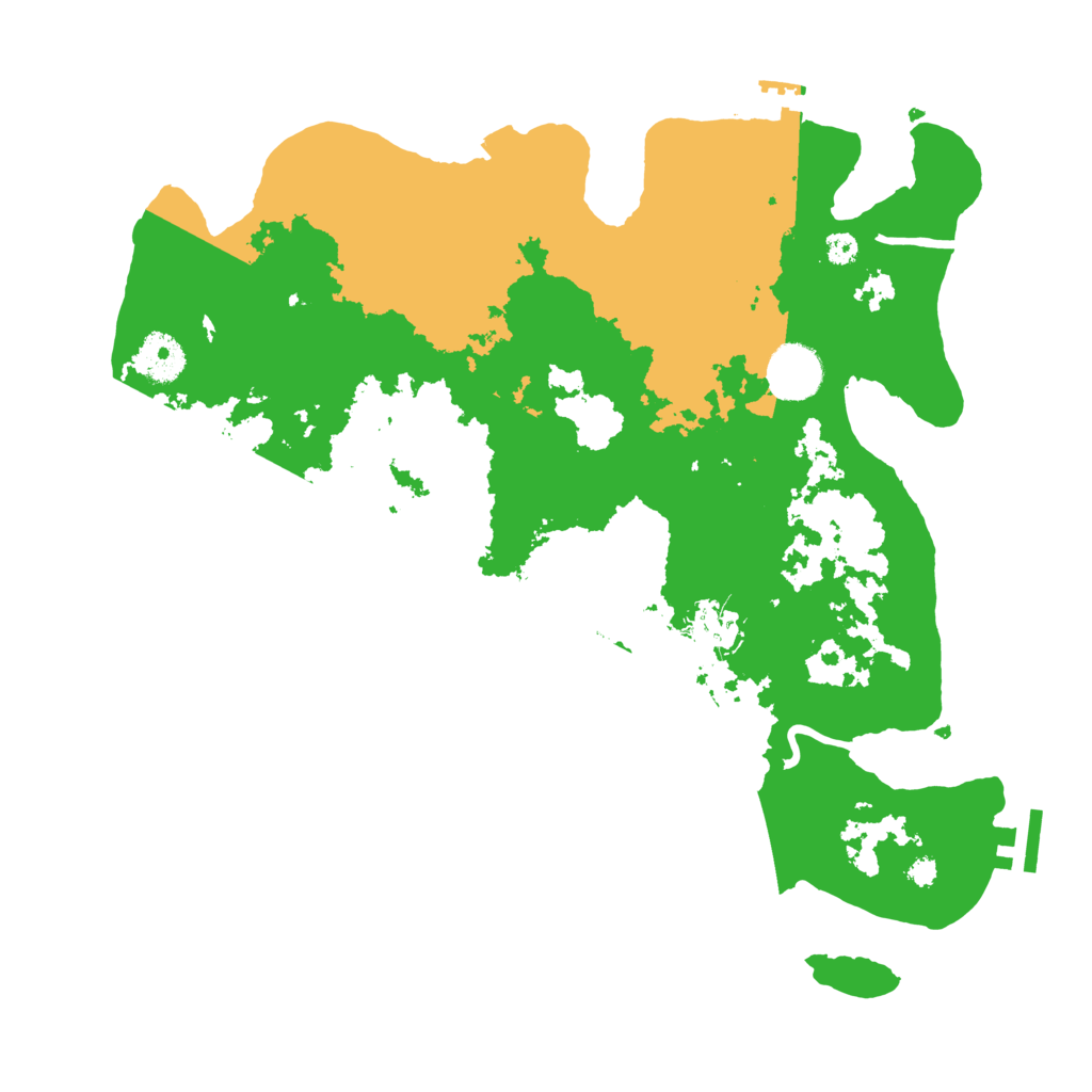 Biome Rust Map: Procedural Map, Size: 3500, Seed: 2116823727