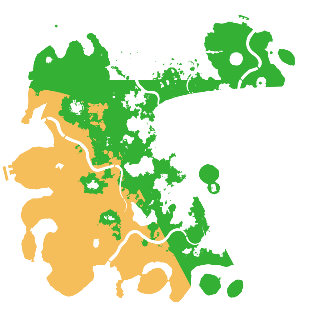 Biome Rust Map: Procedural Map, Size: 4500, Seed: 1804966067