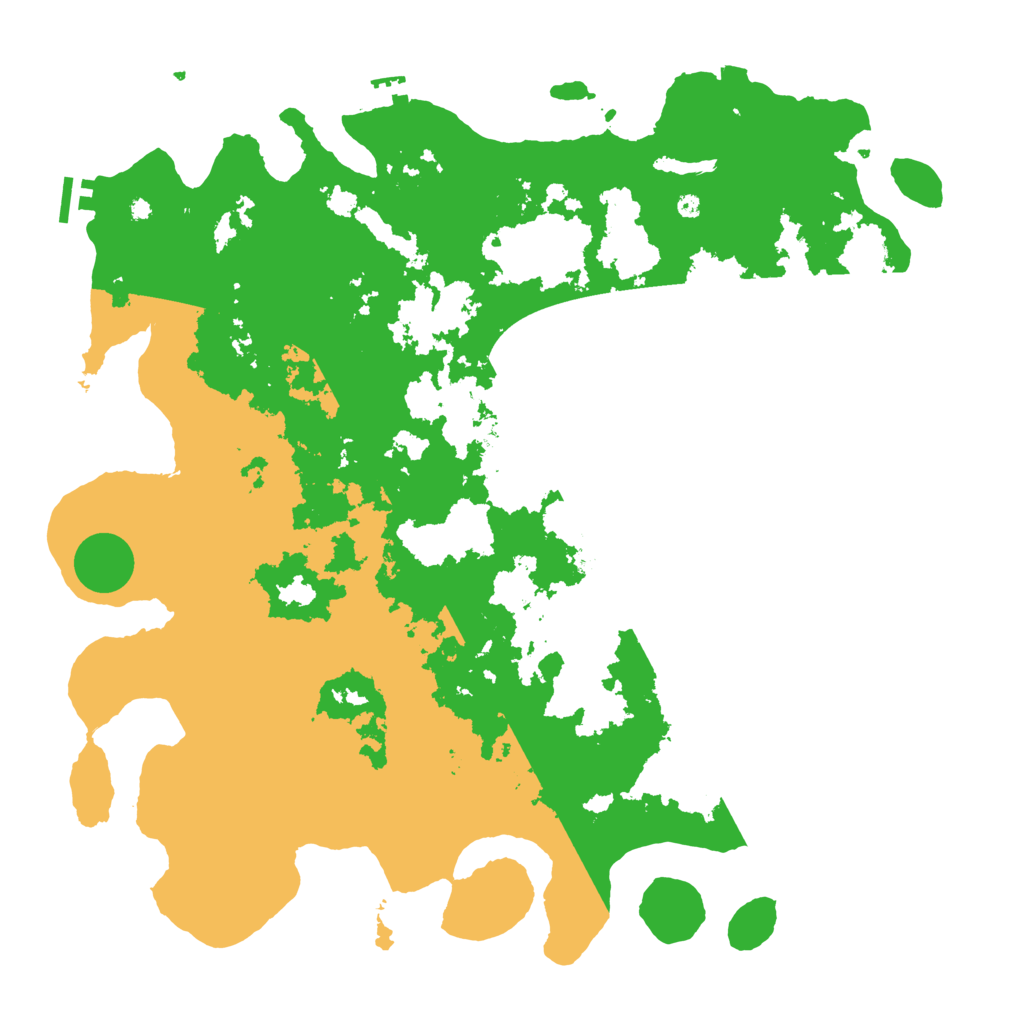 Biome Rust Map: Procedural Map, Size: 4500, Seed: 1804966067