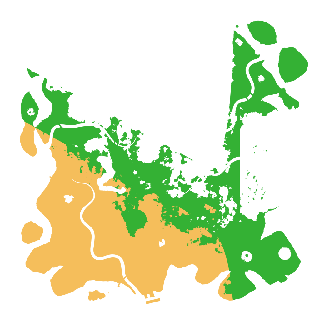 Biome Rust Map: Procedural Map, Size: 4500, Seed: 1142705948
