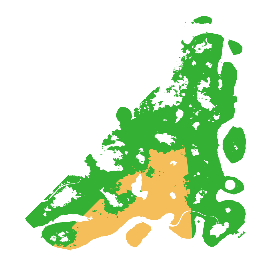 Biome Rust Map: Procedural Map, Size: 4500, Seed: 772620508