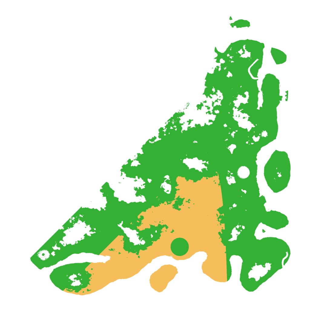 Biome Rust Map: Procedural Map, Size: 4500, Seed: 772620508