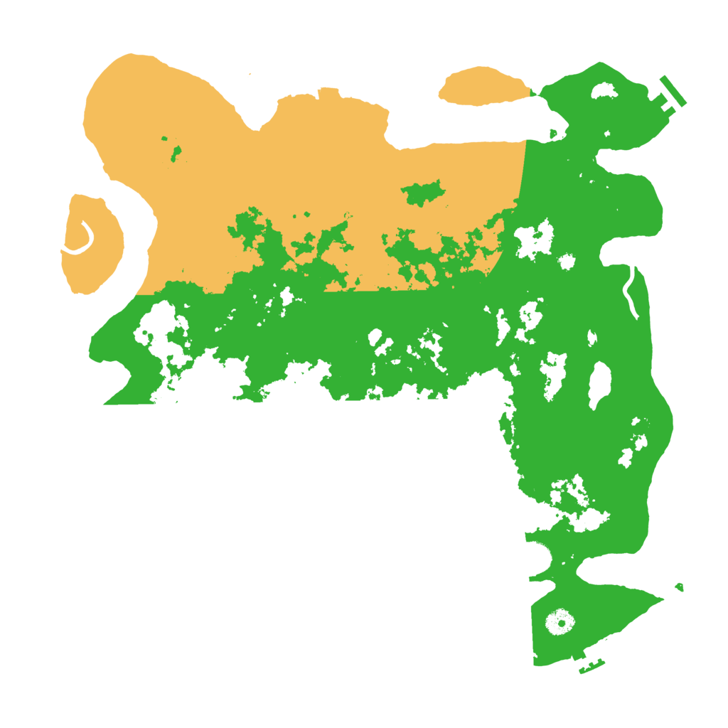 Biome Rust Map: Procedural Map, Size: 4096, Seed: 119565884