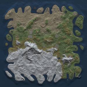 Thumbnail Rust Map: Procedural Map, Size: 5300, Seed: 1600060352, 18 Monuments