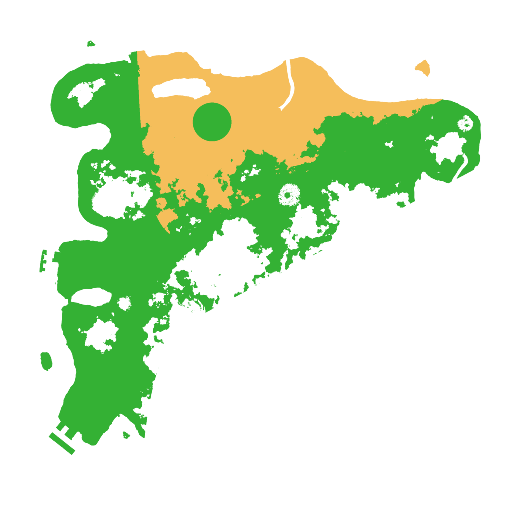 Biome Rust Map: Procedural Map, Size: 3500, Seed: 682731247