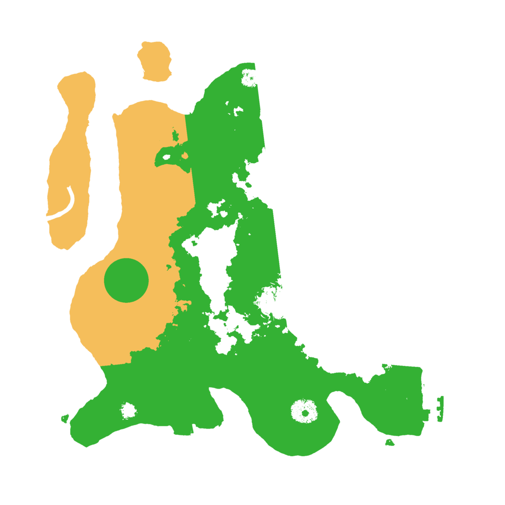 Biome Rust Map: Procedural Map, Size: 3000, Seed: 79982