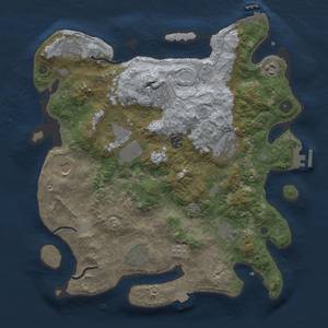 Thumbnail Rust Map: Procedural Map, Size: 3800, Seed: 169373835, 19 Monuments