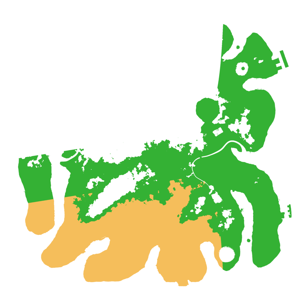 Biome Rust Map: Procedural Map, Size: 3500, Seed: 345301773