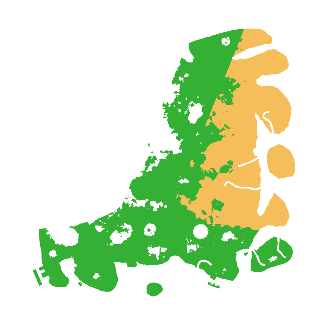 Biome Rust Map: Procedural Map, Size: 3800, Seed: 1214119383