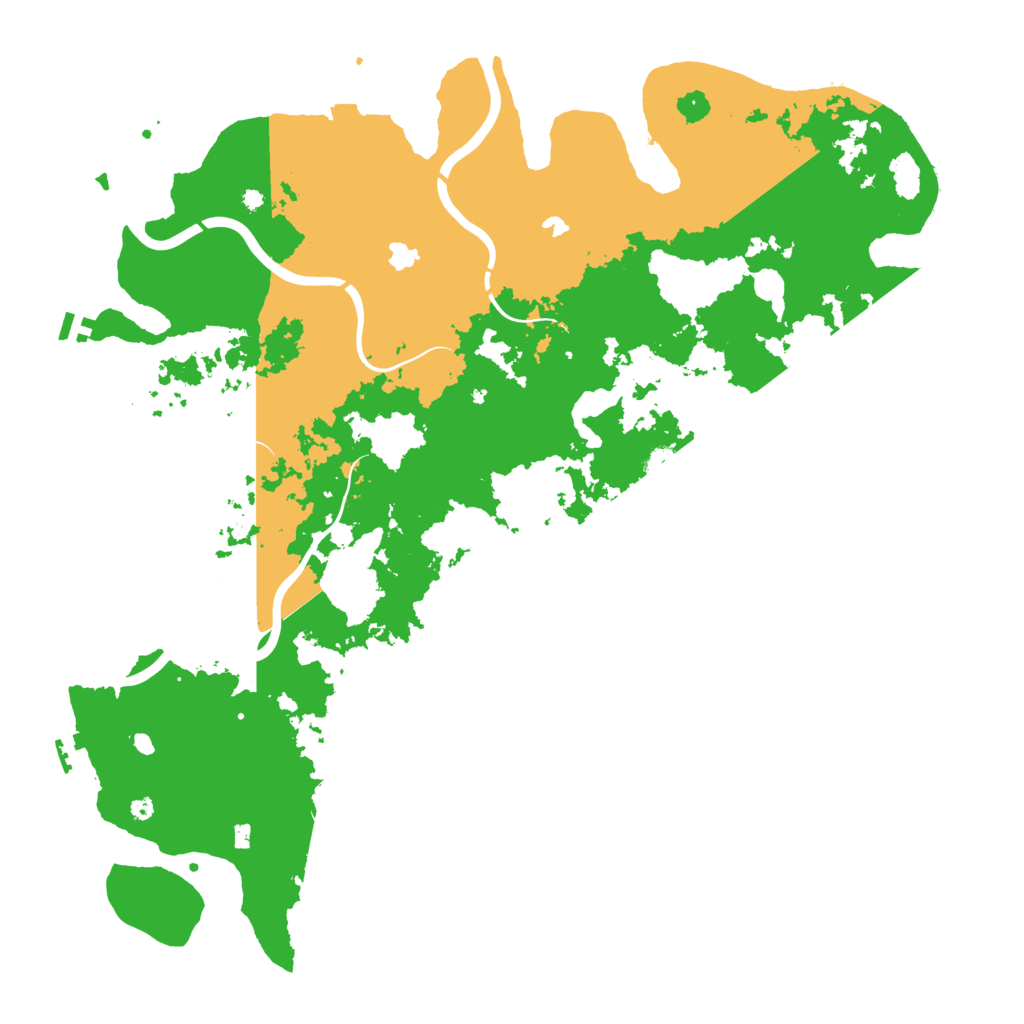 Biome Rust Map: Procedural Map, Size: 4500, Seed: 622234651