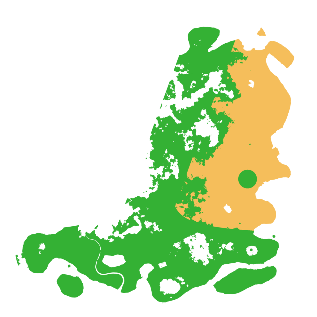 Biome Rust Map: Procedural Map, Size: 4500, Seed: 425964380