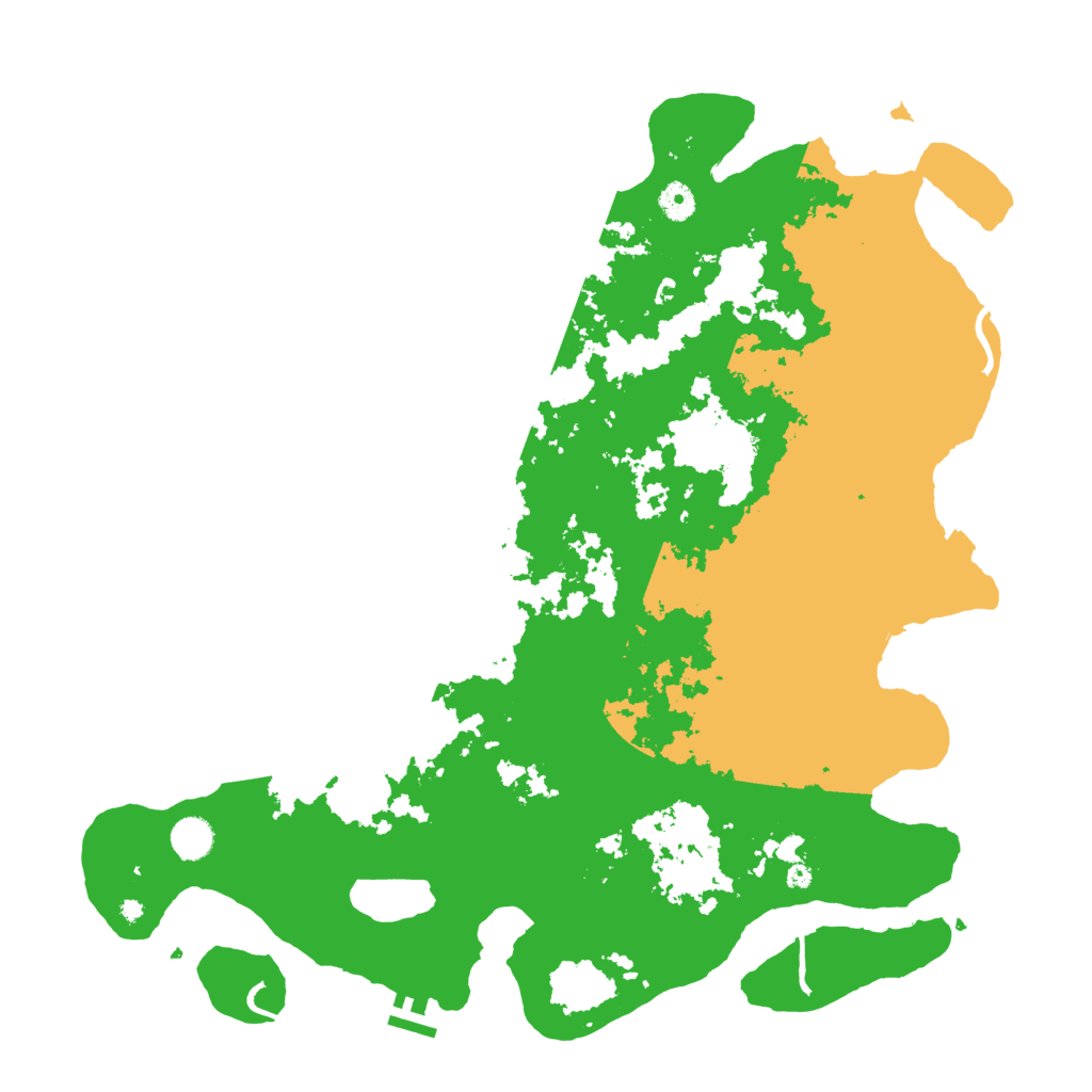 Biome Rust Map: Procedural Map, Size: 4500, Seed: 425964380