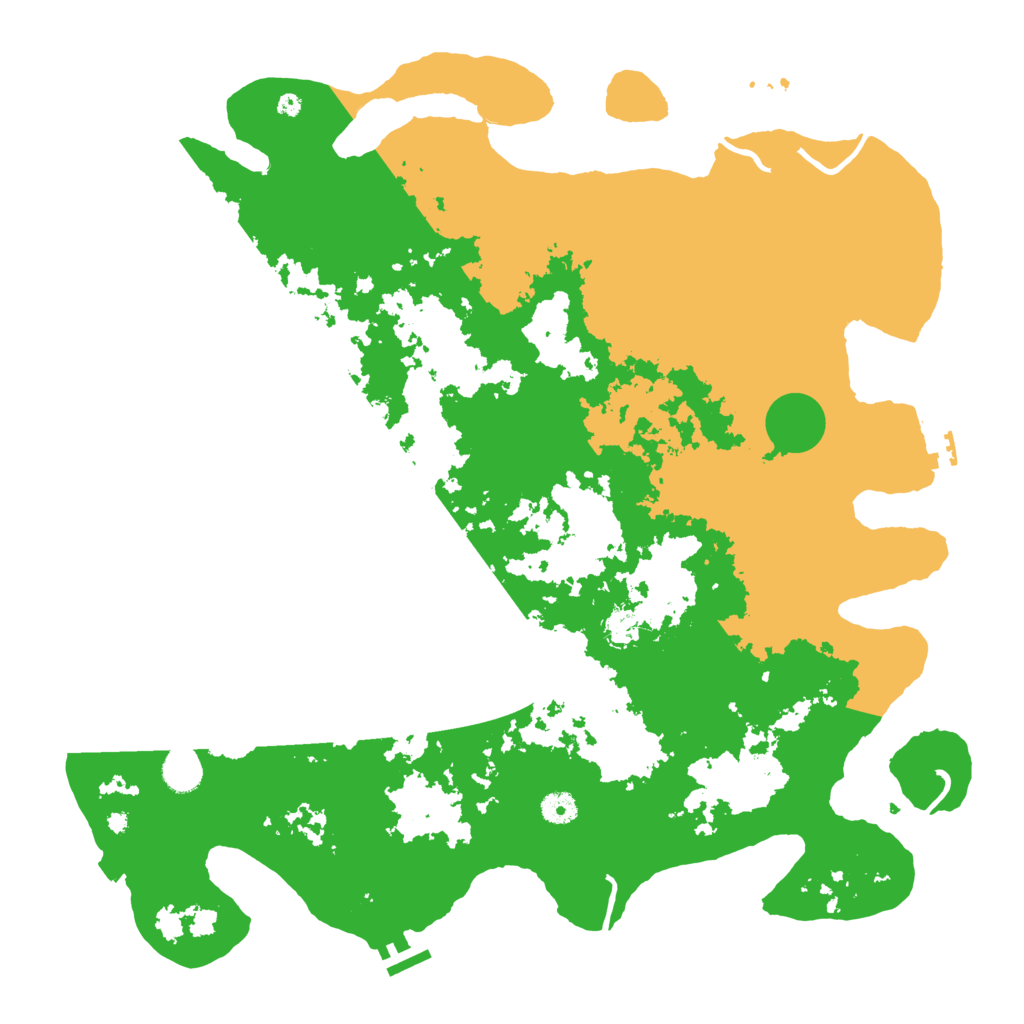 Biome Rust Map: Procedural Map, Size: 4500, Seed: 579646163