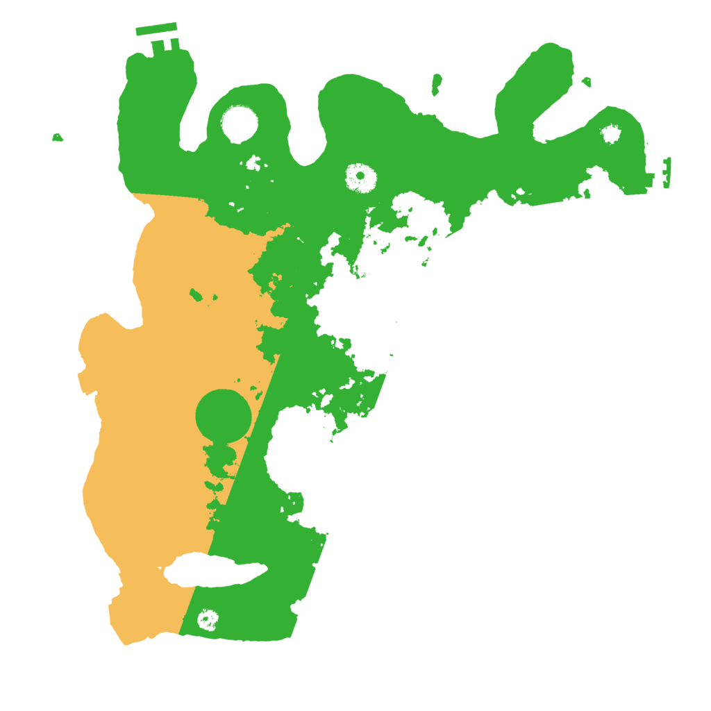 Biome Rust Map: Procedural Map, Size: 3500, Seed: 2111103351