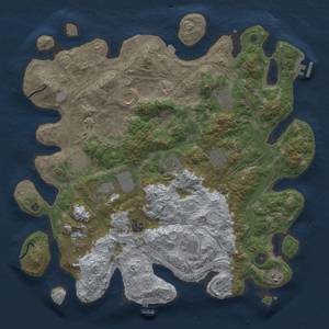 Thumbnail Rust Map: Procedural Map, Size: 4250, Seed: 353280917, 19 Monuments