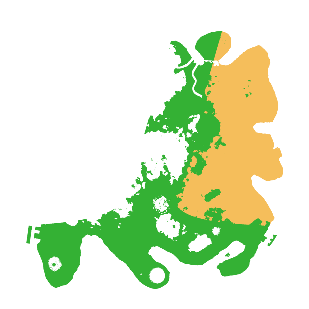 Biome Rust Map: Procedural Map, Size: 3500, Seed: 1189048331