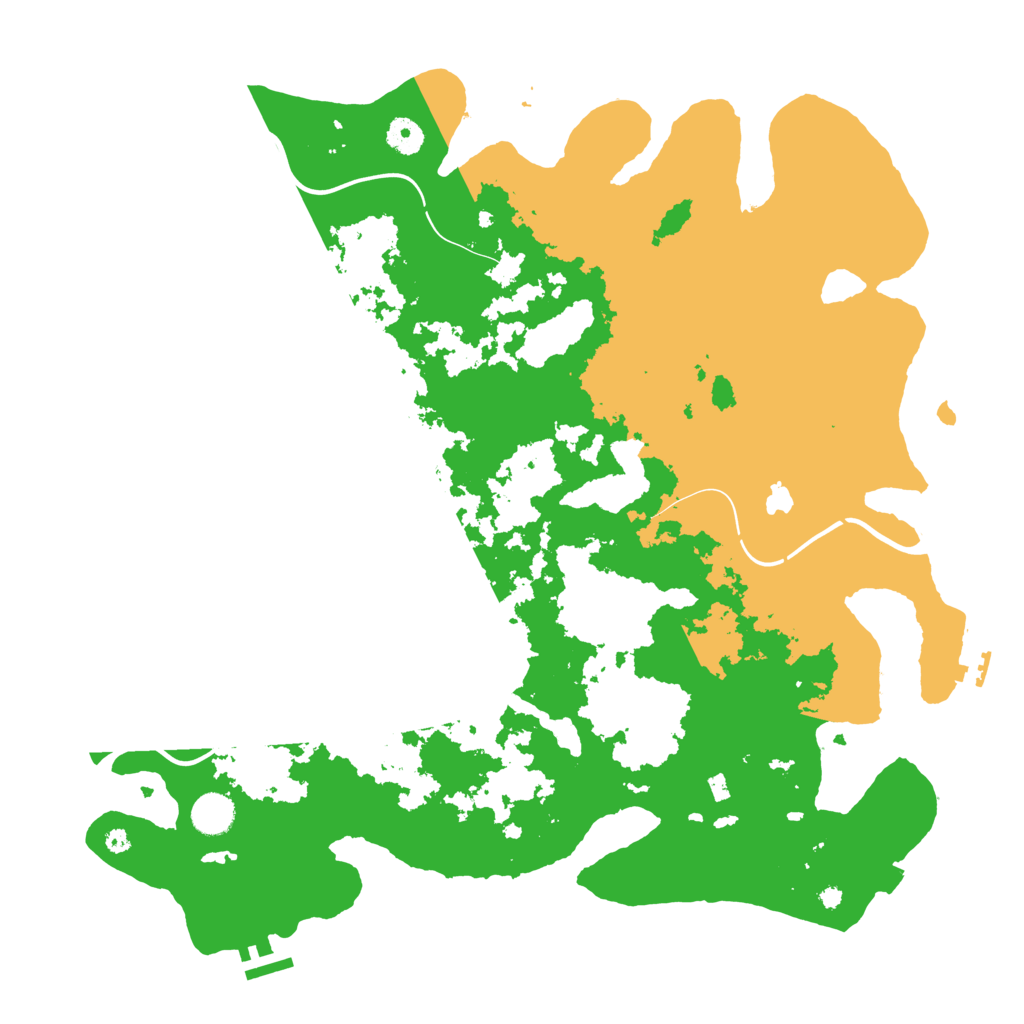 Biome Rust Map: Procedural Map, Size: 4250, Seed: 599388458