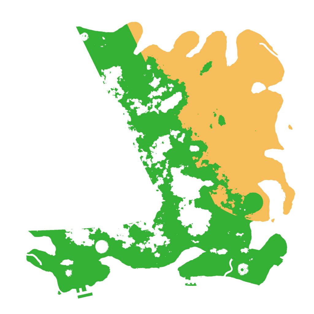 Biome Rust Map: Procedural Map, Size: 4250, Seed: 599388458