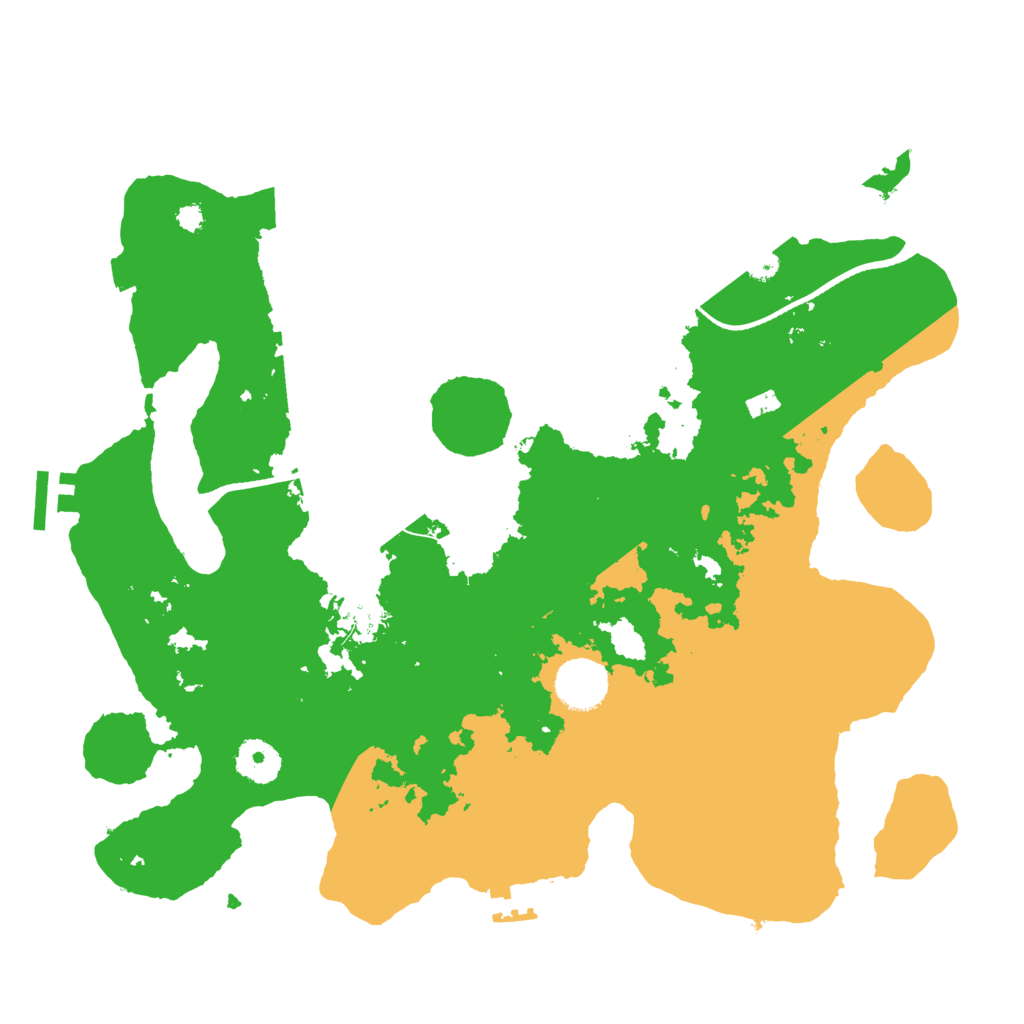 Biome Rust Map: Procedural Map, Size: 3500, Seed: 629031054