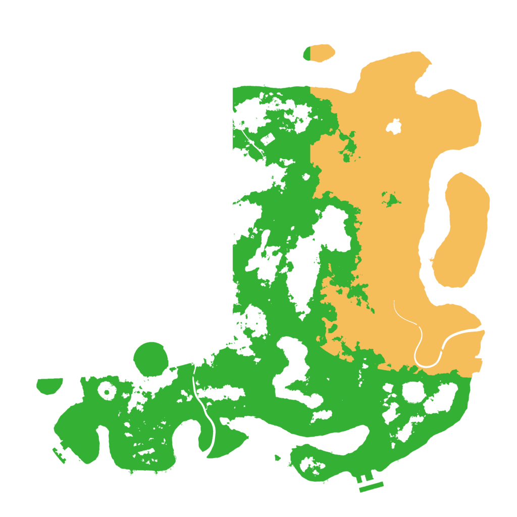 Biome Rust Map: Procedural Map, Size: 4250, Seed: 1397558790