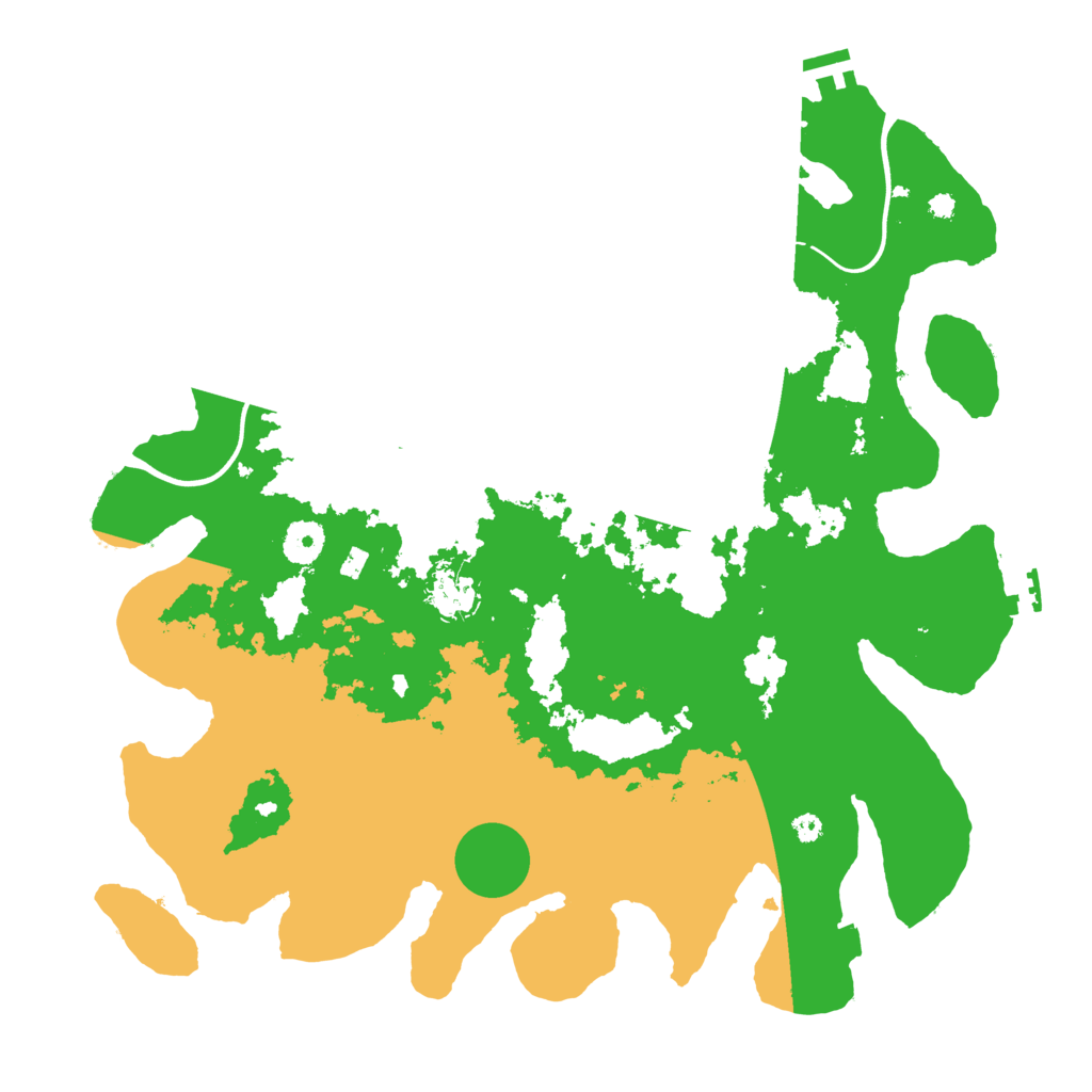 Biome Rust Map: Procedural Map, Size: 3850, Seed: 538287230