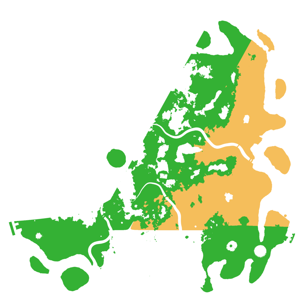 Biome Rust Map: Procedural Map, Size: 4500, Seed: 661748326