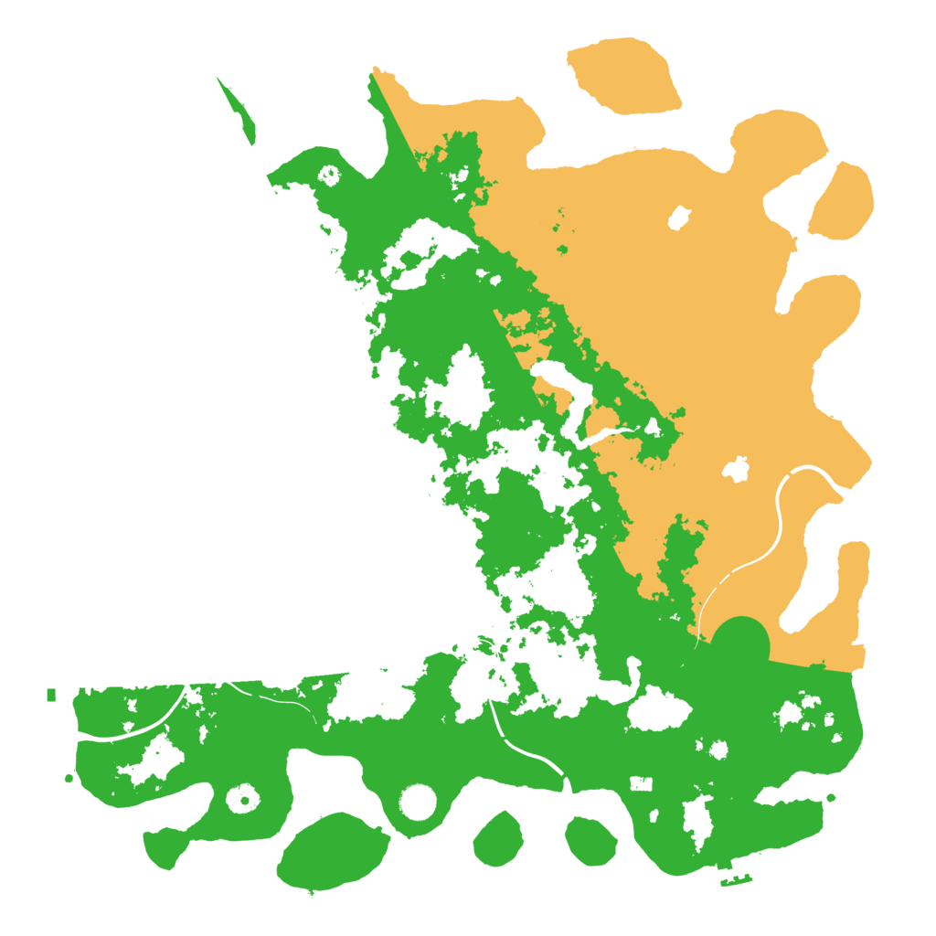 Biome Rust Map: Procedural Map, Size: 4500, Seed: 28091995