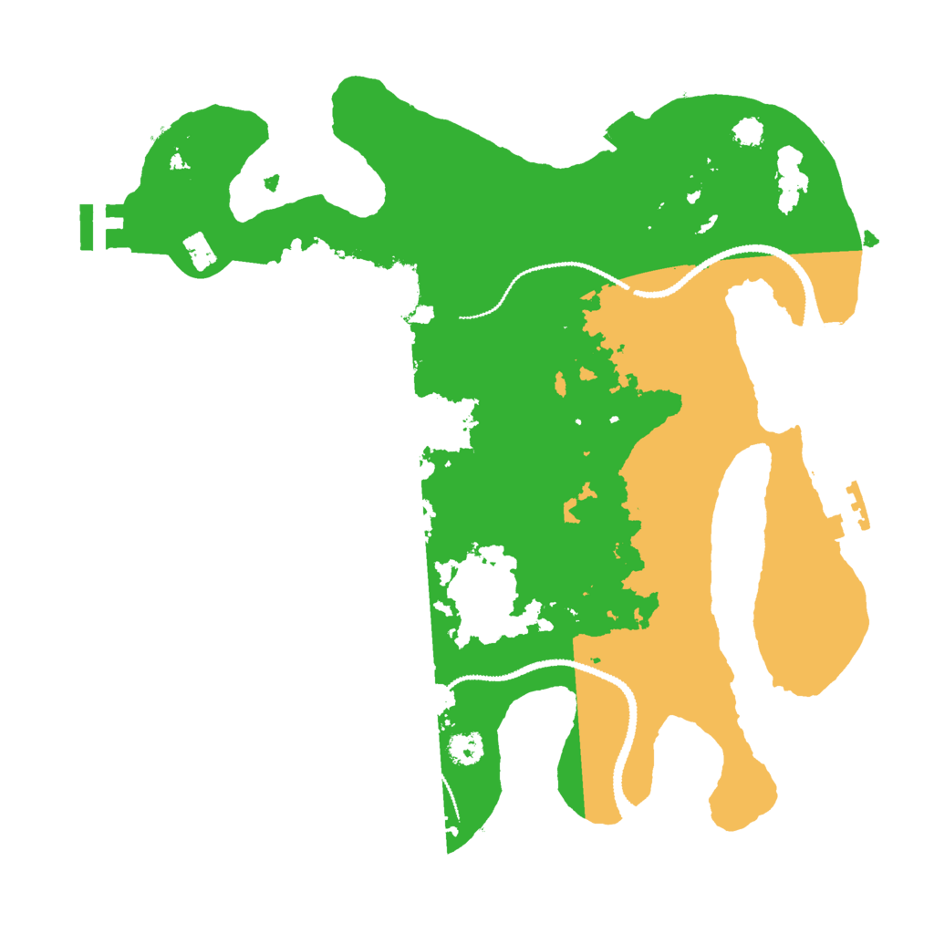 Biome Rust Map: Procedural Map, Size: 2850, Seed: 692931387