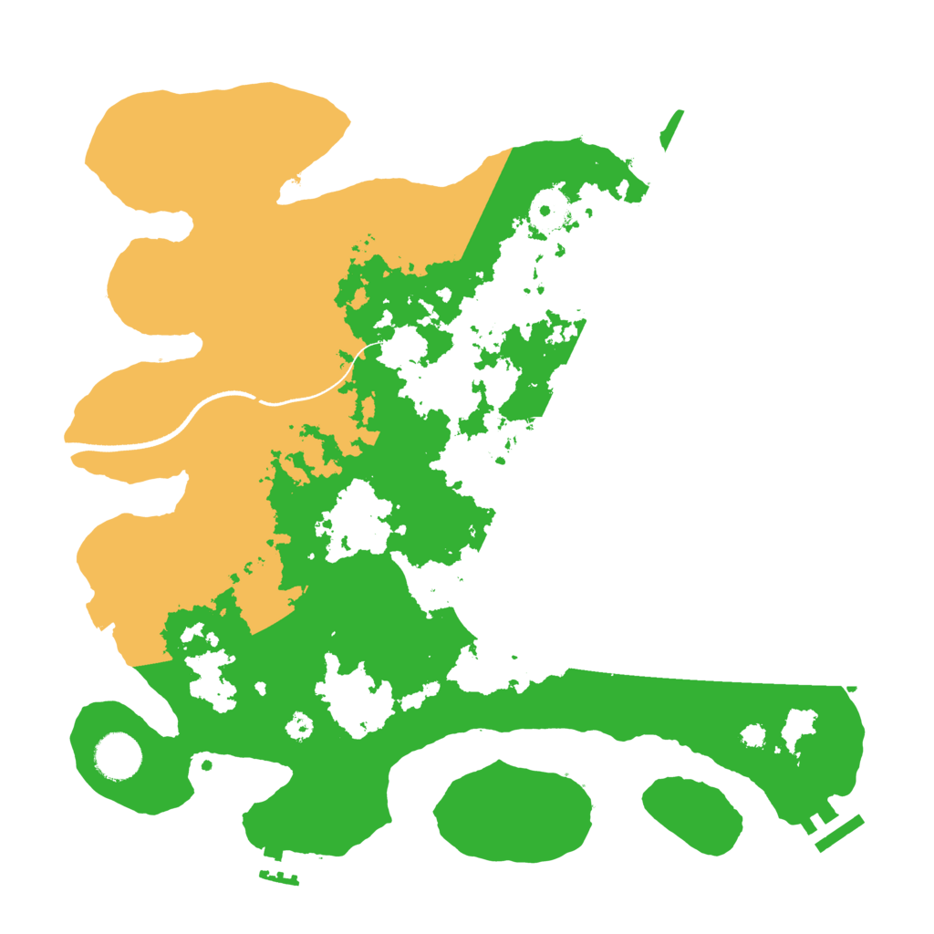 Biome Rust Map: Procedural Map, Size: 3500, Seed: 435678