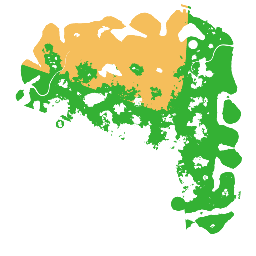 Biome Rust Map: Procedural Map, Size: 5000, Seed: 547118748