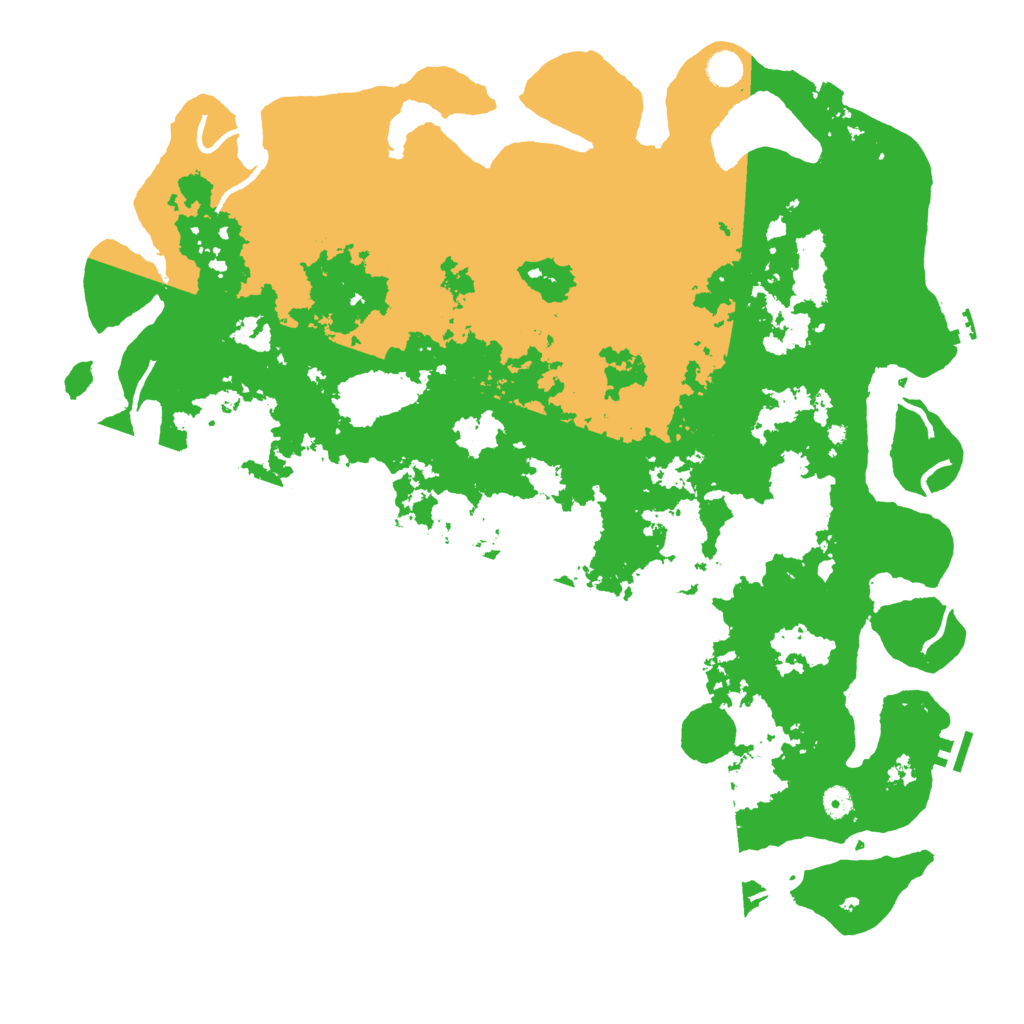 Biome Rust Map: Procedural Map, Size: 5000, Seed: 547118748