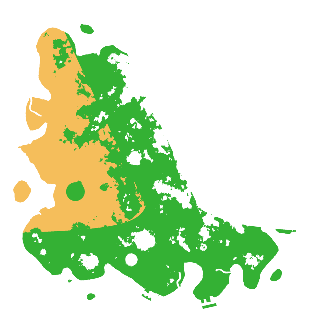 Biome Rust Map: Procedural Map, Size: 4500, Seed: 12689