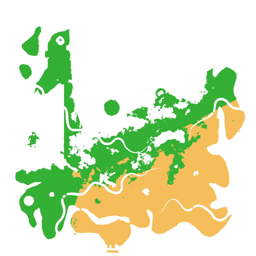 Biome Rust Map: Procedural Map, Size: 4500, Seed: 1720293935