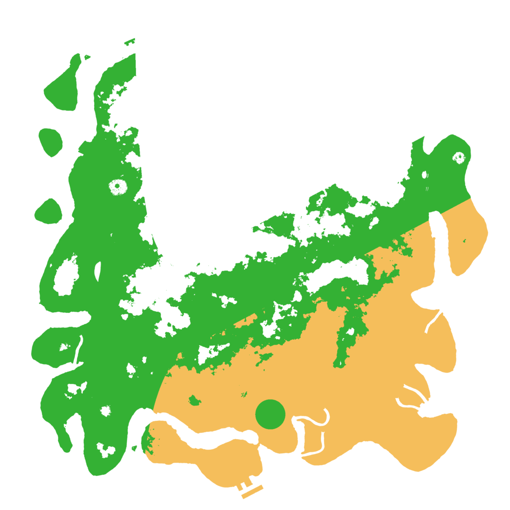 Biome Rust Map: Procedural Map, Size: 4500, Seed: 1720293935