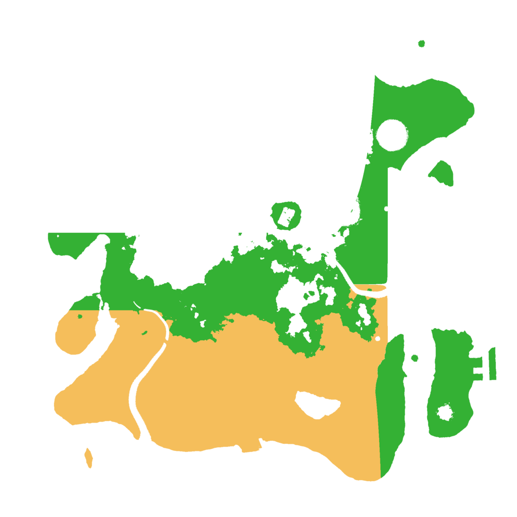 Biome Rust Map: Procedural Map, Size: 3000, Seed: 1021868830