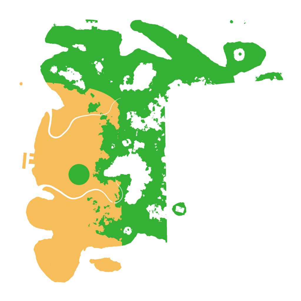 Biome Rust Map: Procedural Map, Size: 3800, Seed: 850950005