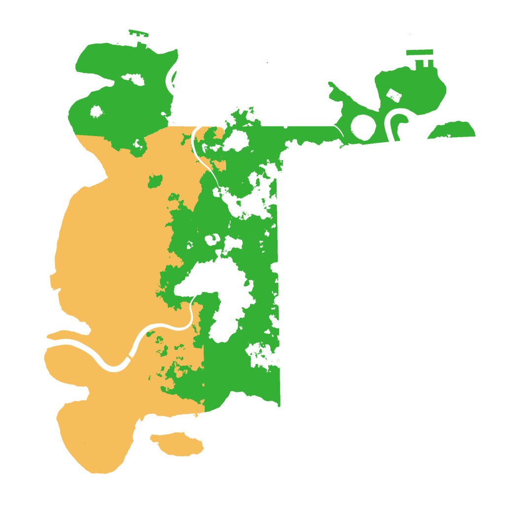 Biome Rust Map: Procedural Map, Size: 3800, Seed: 850950005