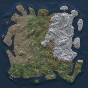 Thumbnail Rust Map: Procedural Map, Size: 4250, Seed: 228012988, 19 Monuments